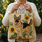 Handcrafted Floral German Shepherd Bag – Gift Idea