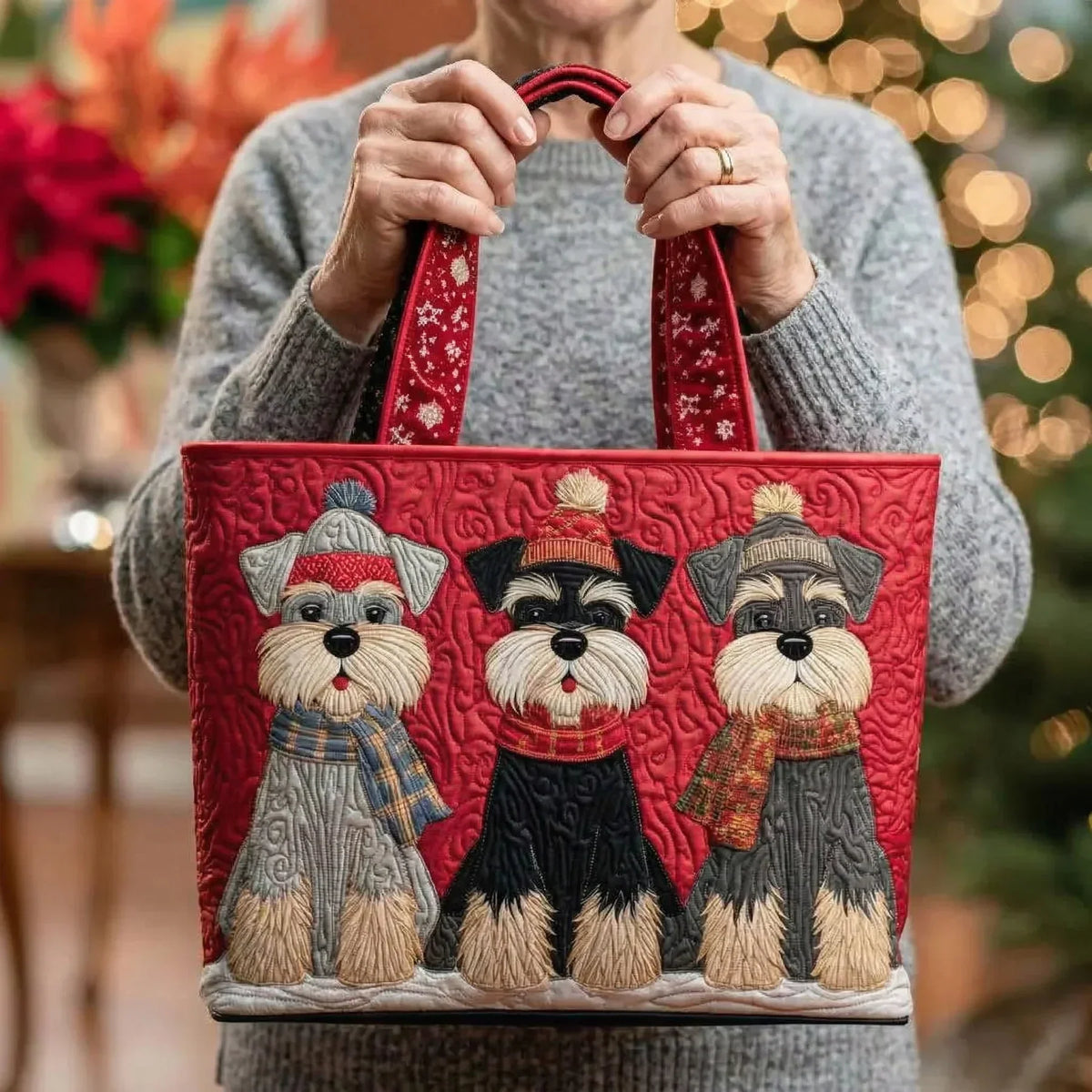 Women's Schnauzer Trio Bag – Two Sizes