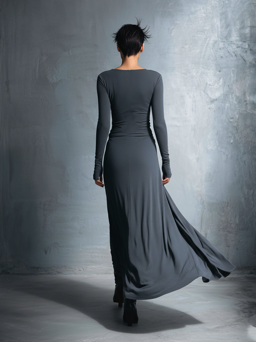 NAIARA | Side Knot Maxi Dress
