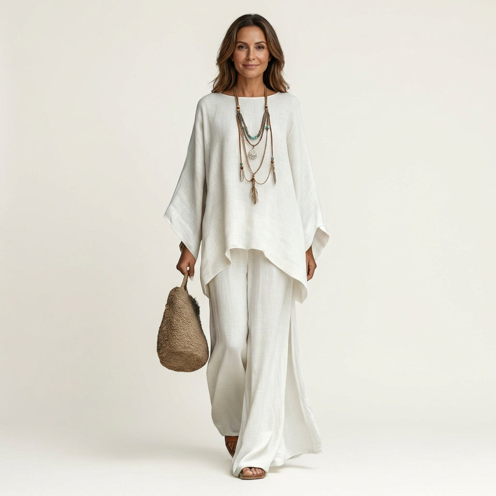 Majolie™ | Linen-Blend Two-Piece Set