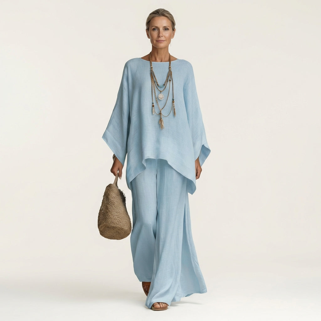 Majolie™ | Linen-Blend Two-Piece Set