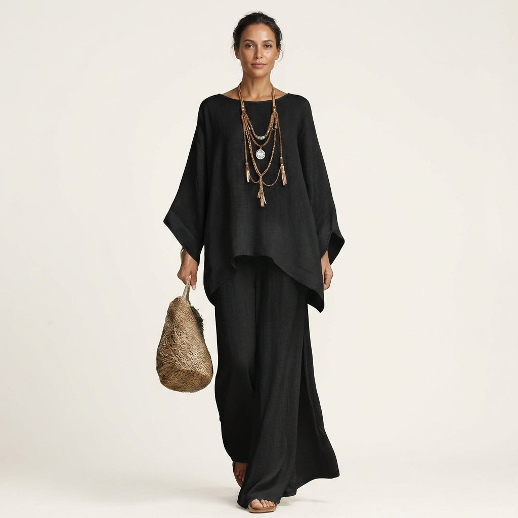 Majolie™ | Linen-Blend Two-Piece Set