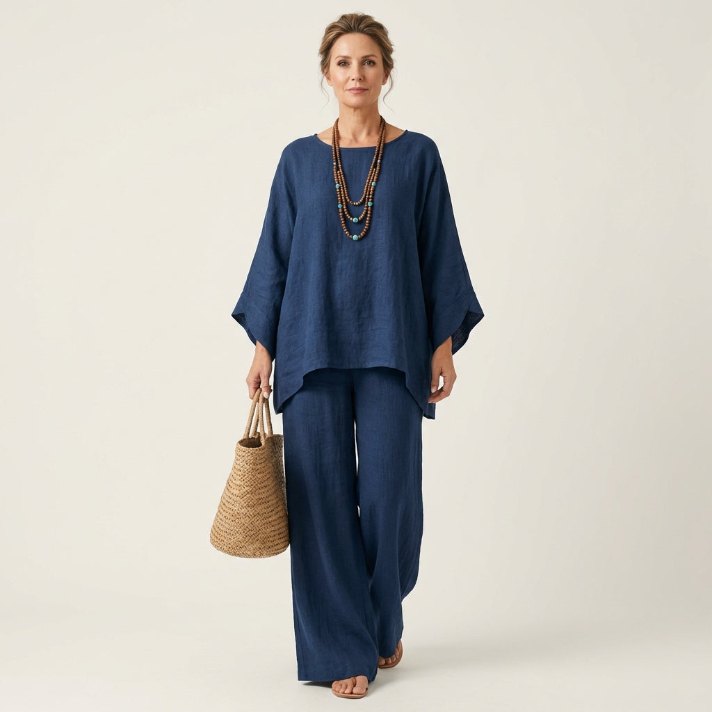 Majolie™ | Linen-Blend Two-Piece Set