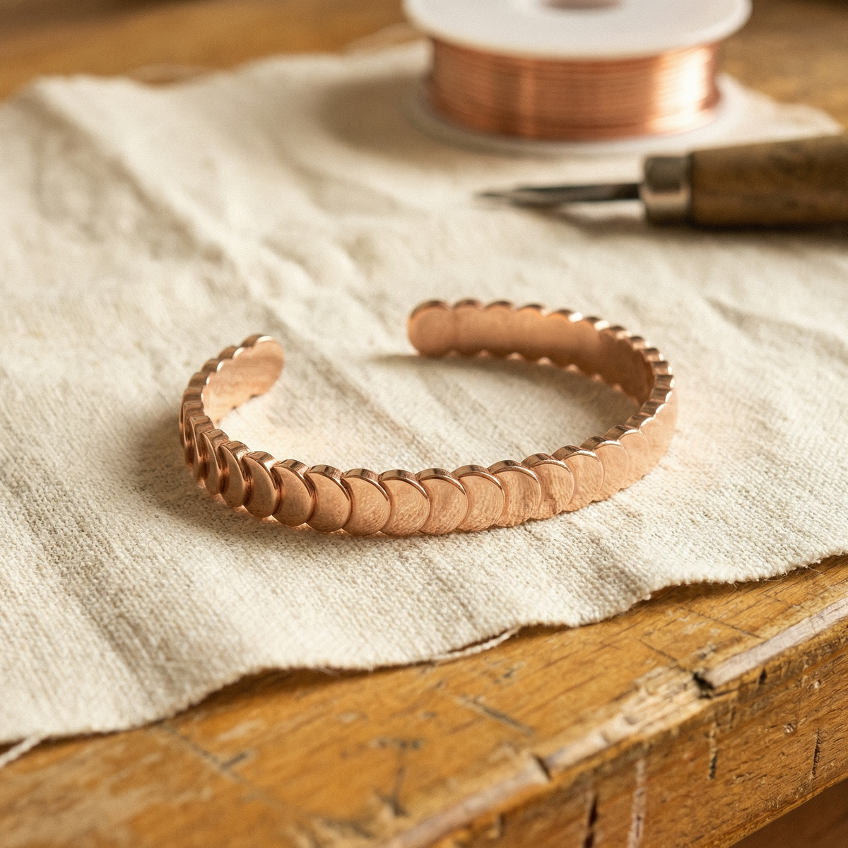 Tides Copper Bracelet