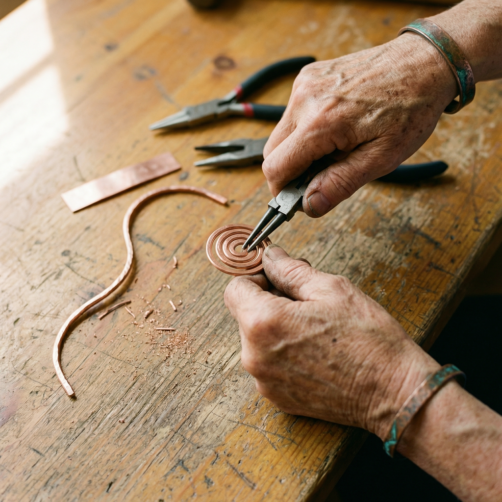 Shore Copper Anklet