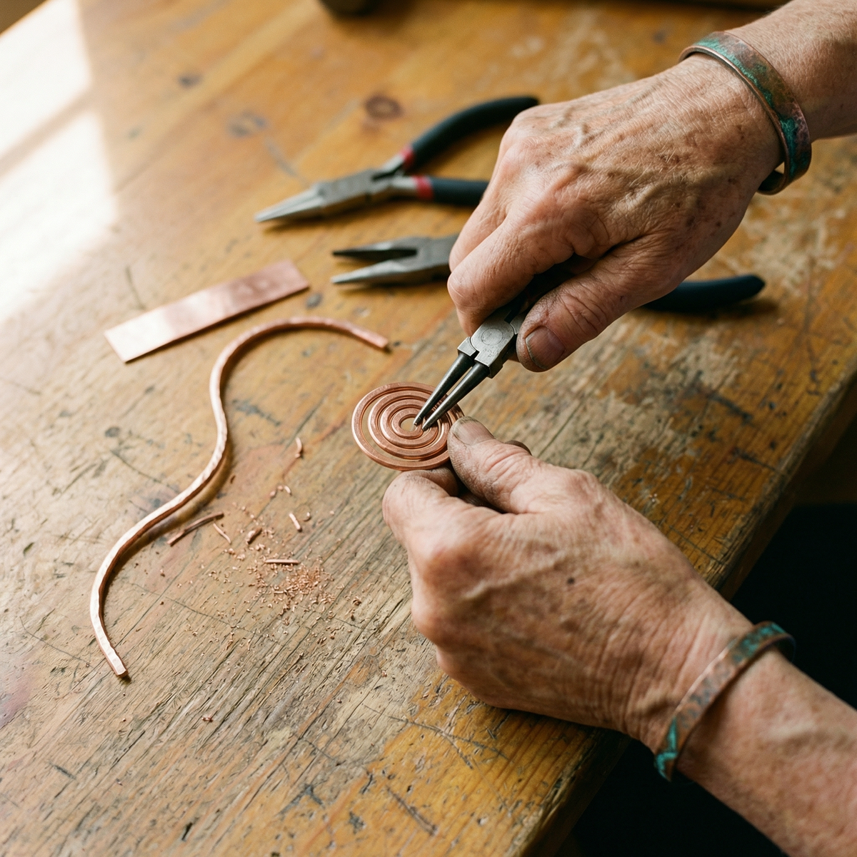 Shore Copper Anklet
