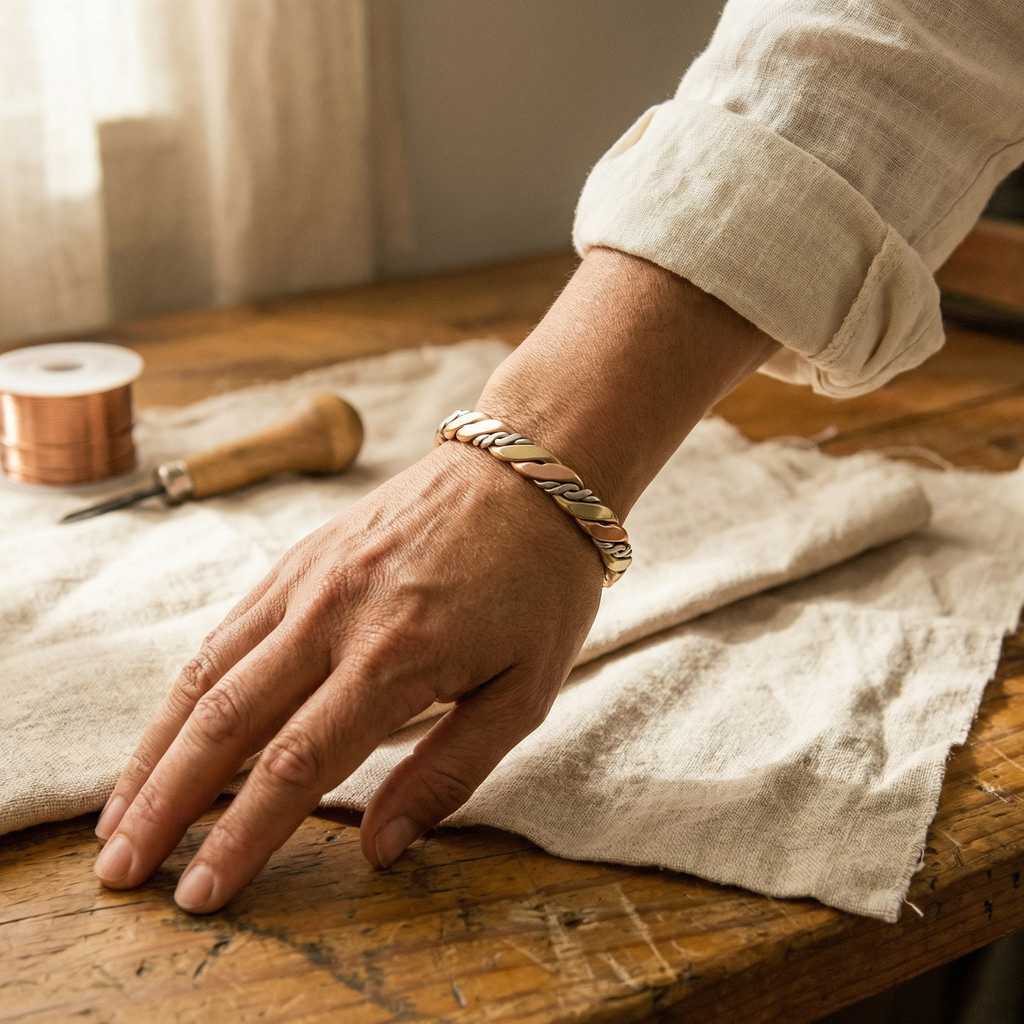 Flint Copper Bracelet