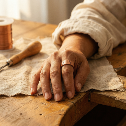 Birch Copper Ring