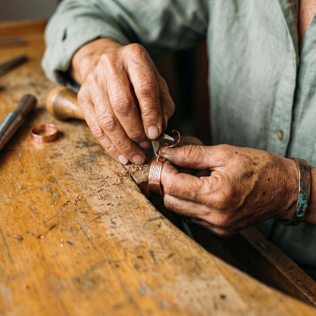 Heather Copper Ring