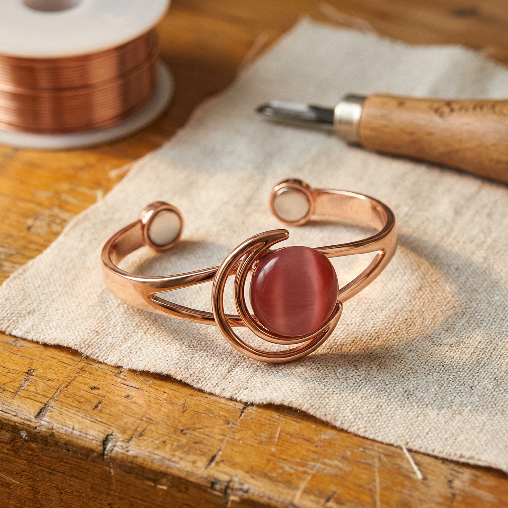 Rose Copper Bracelet