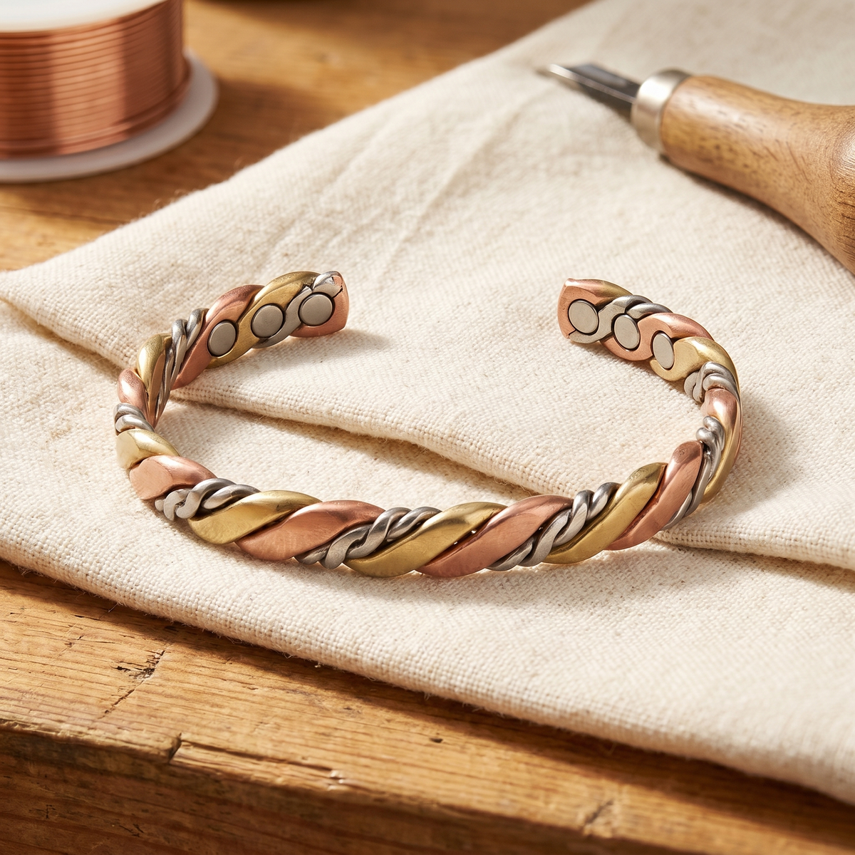 Flint Copper Bracelet