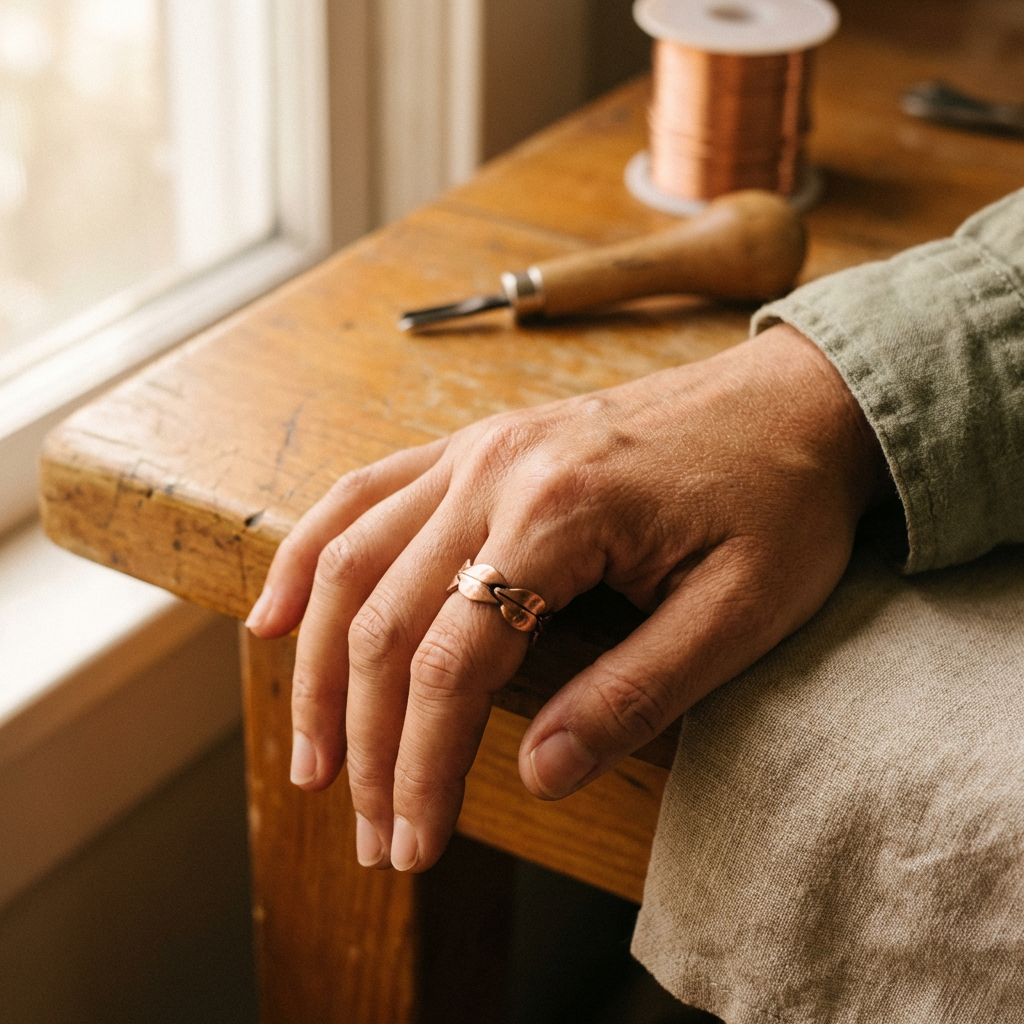 Cliff Copper Ring