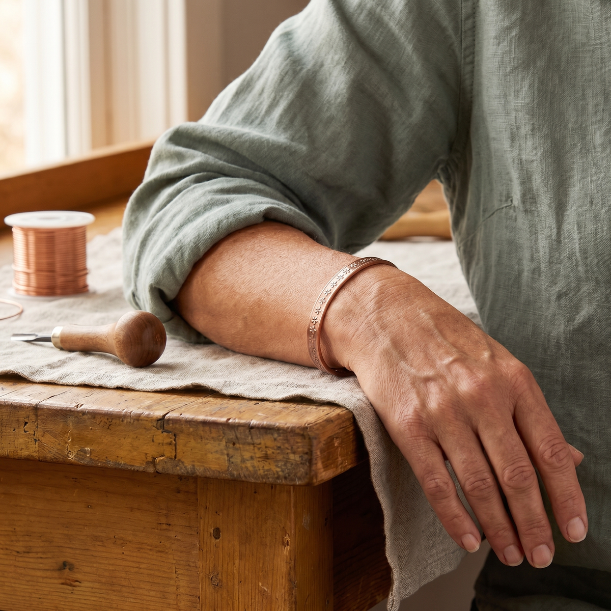 Rust Copper Bracelet