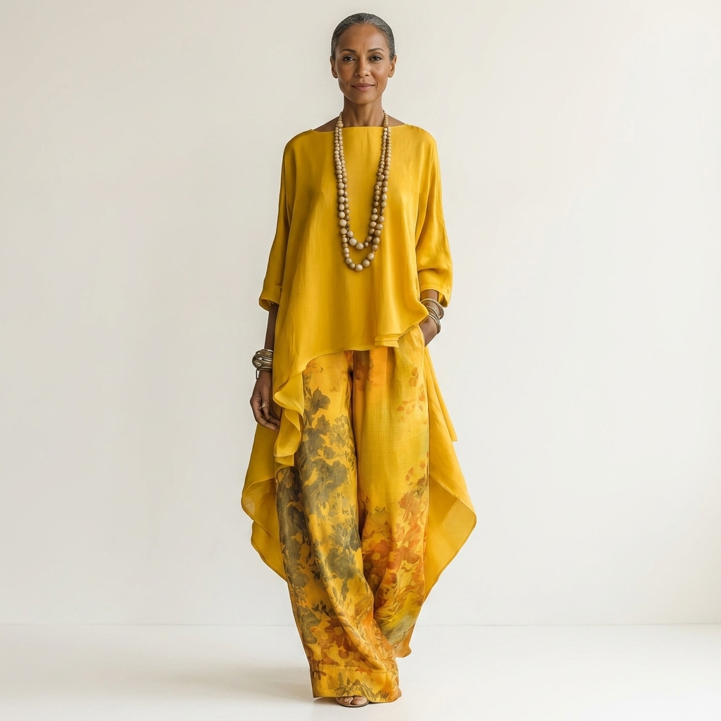 Cariola™ | Asymmetric Floral Two-Piece Set
