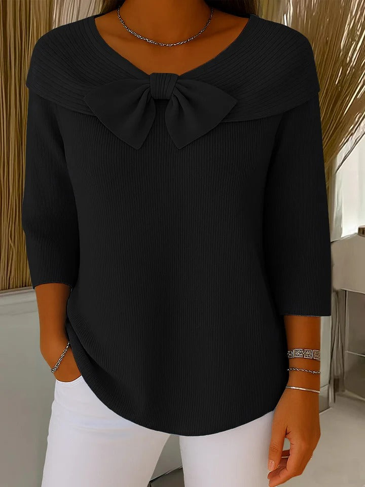 Tivella™ | Bow Neck Jumper