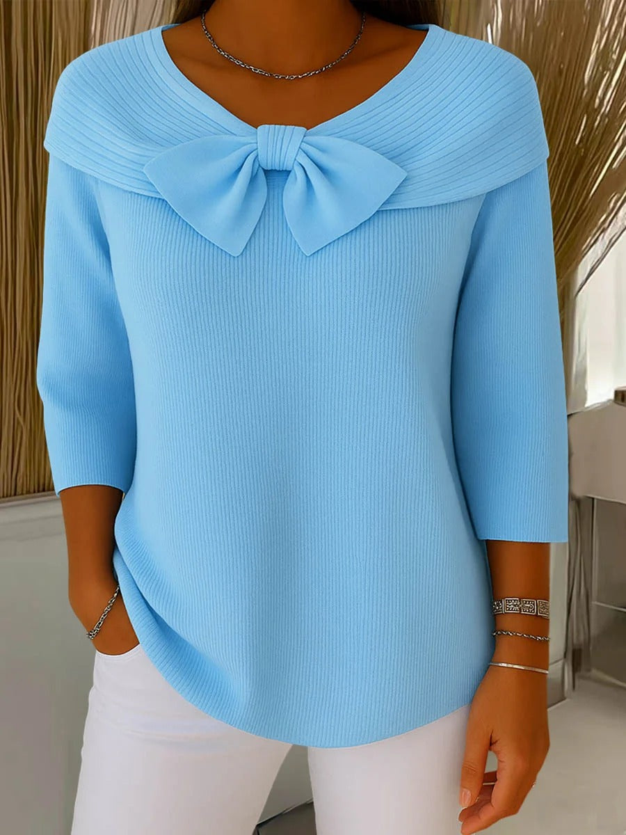 Tivella™ | Bow Neck Jumper