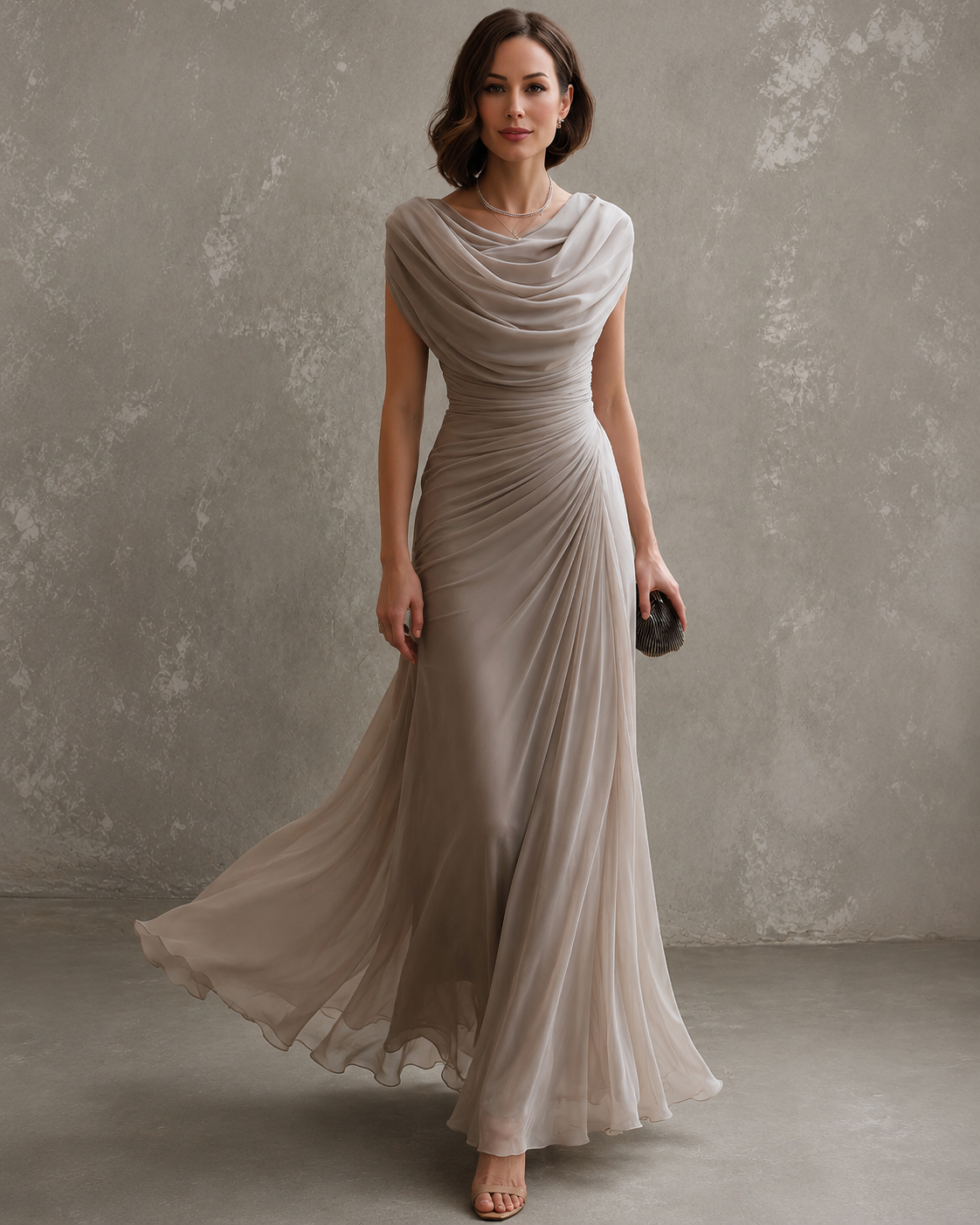 Maëlle™ | Draped Maxi Dress