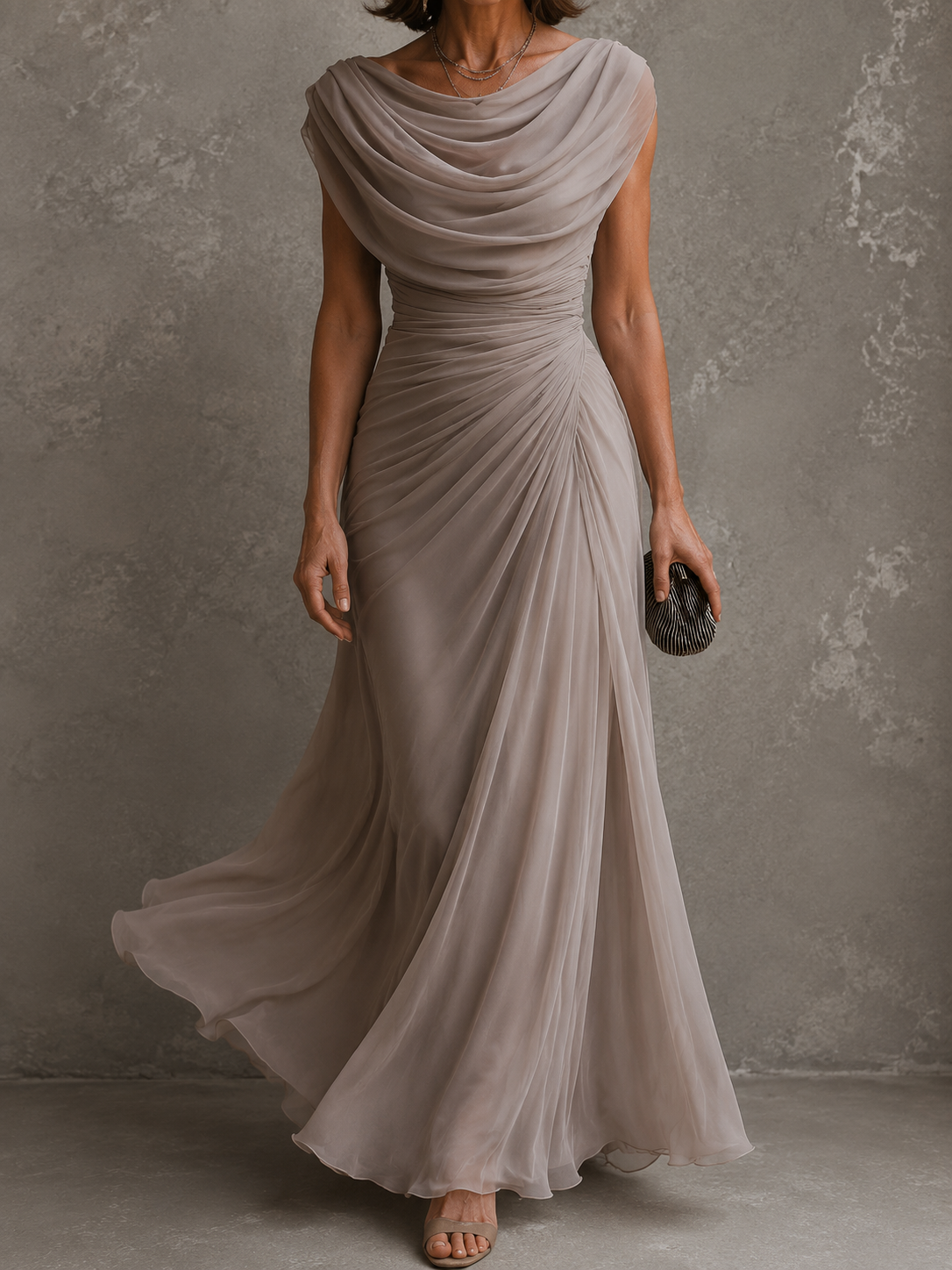 Maëlle™ | Draped Maxi Dress