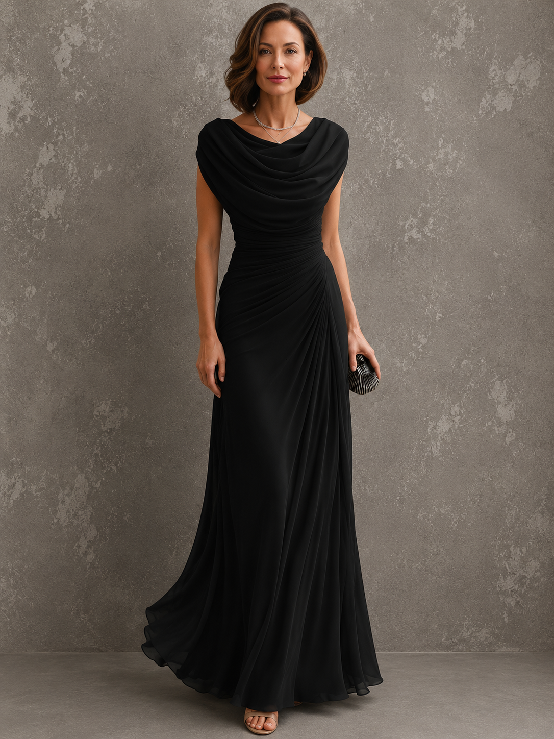 Maëlle™ | Draped Maxi Dress
