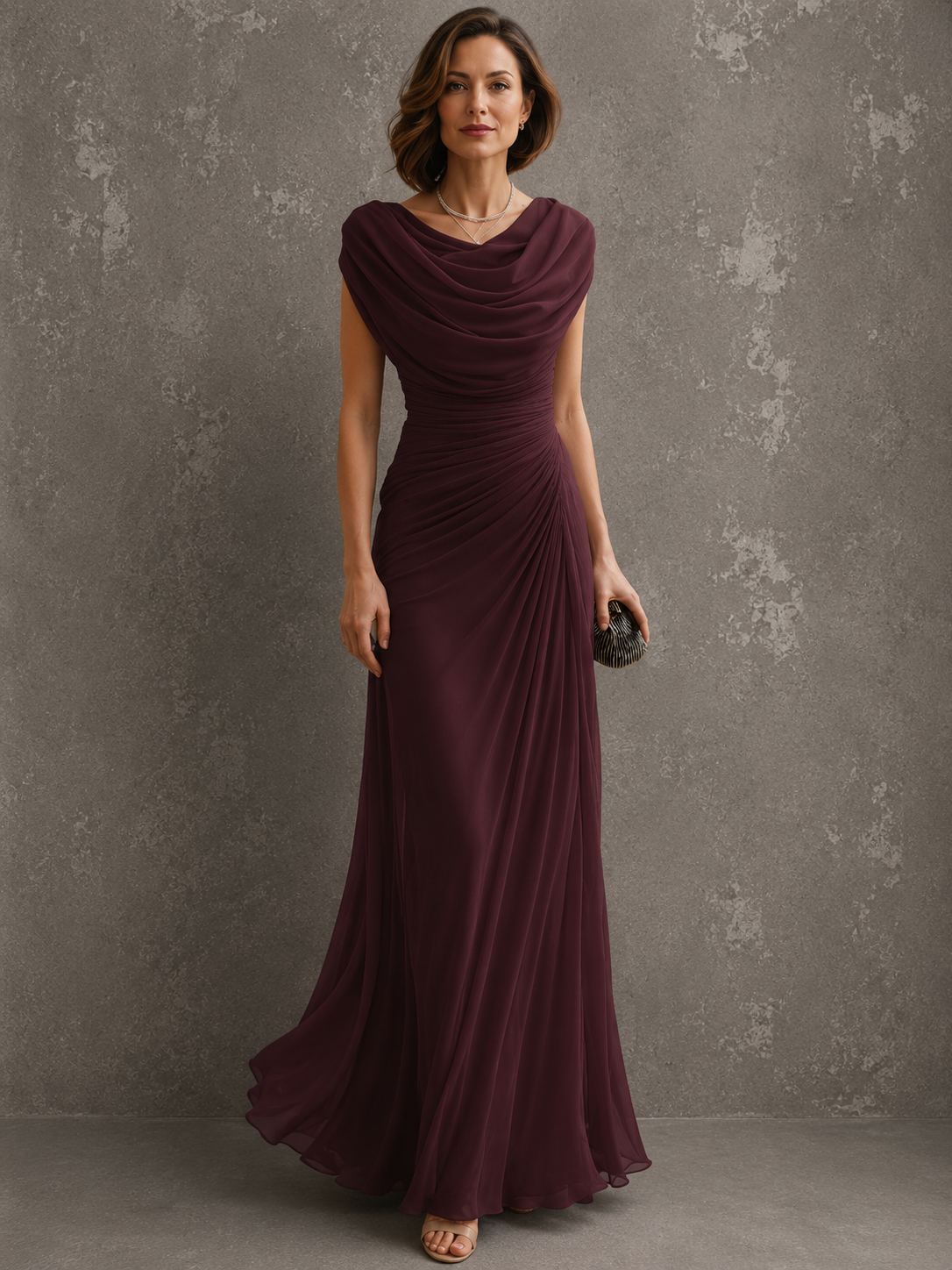 Maëlle™ | Draped Maxi Dress