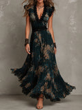 Angèle | Floral Overlay Maxi Dress