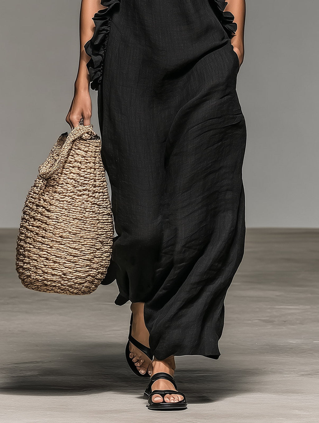 Hedwige | Elegant Long Dress with Chic Pockets