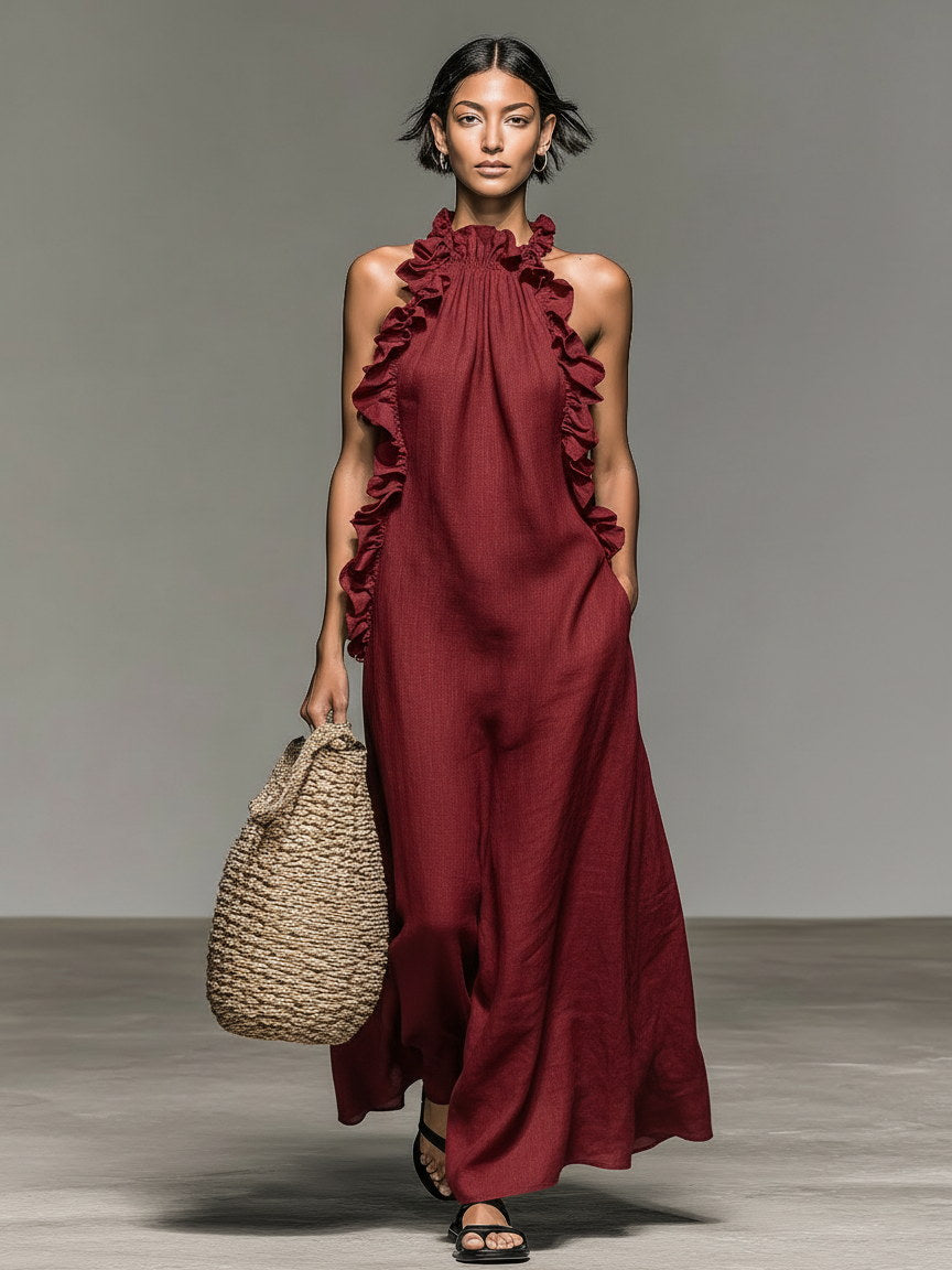 Hedwige | Elegant Long Dress with Chic Pockets