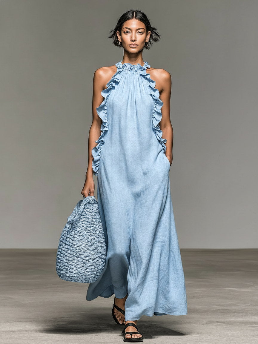 Hedwige | Elegant Long Dress with Chic Pockets