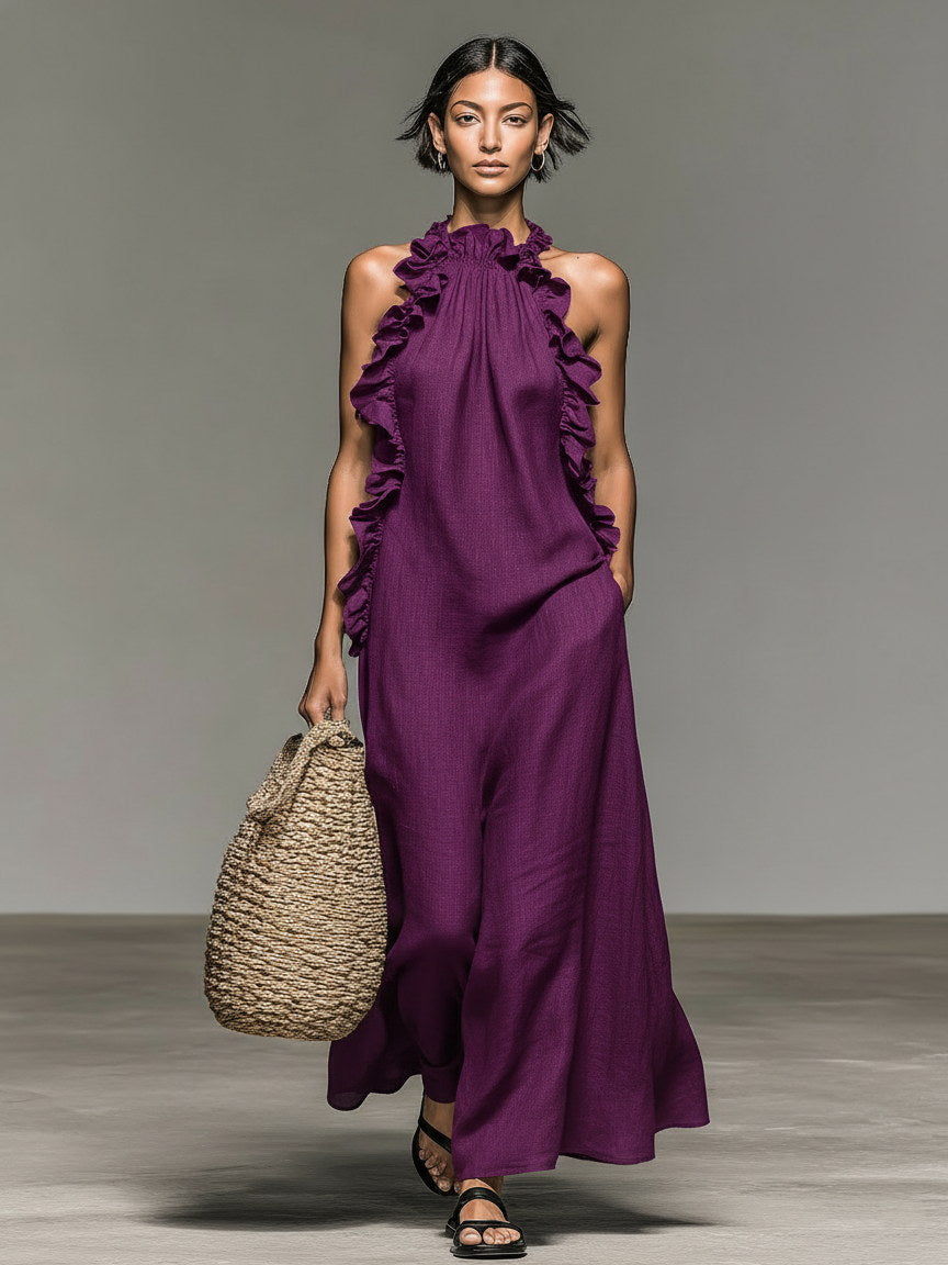 Hedwige | Elegant Long Dress with Chic Pockets