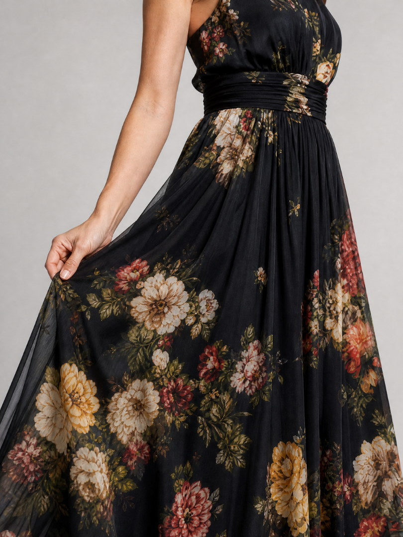 Valérie | Halter Neck Midi Dress