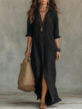 Vanessa | Maxi Shirt Dress