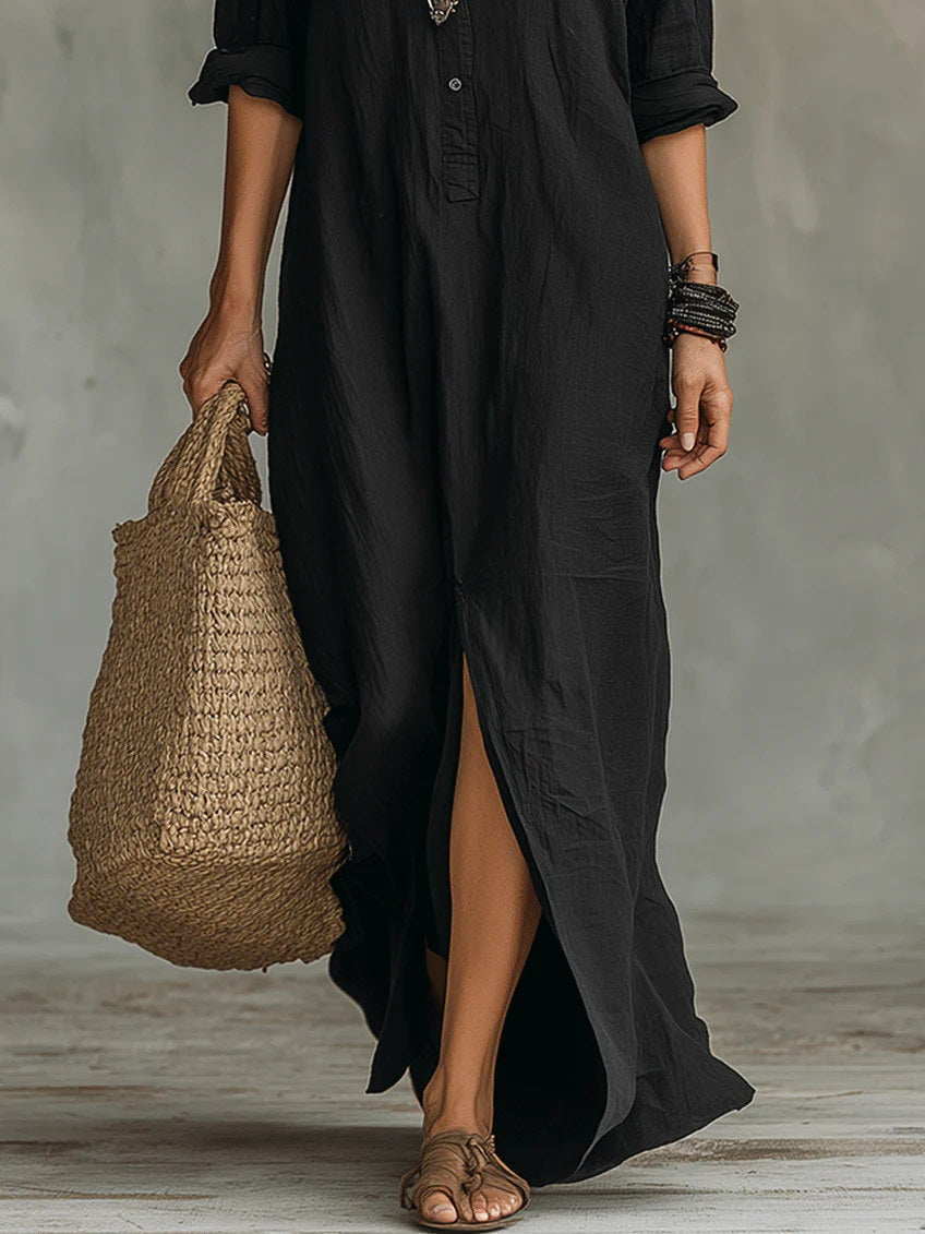Vanessa | Maxi Shirt Dress