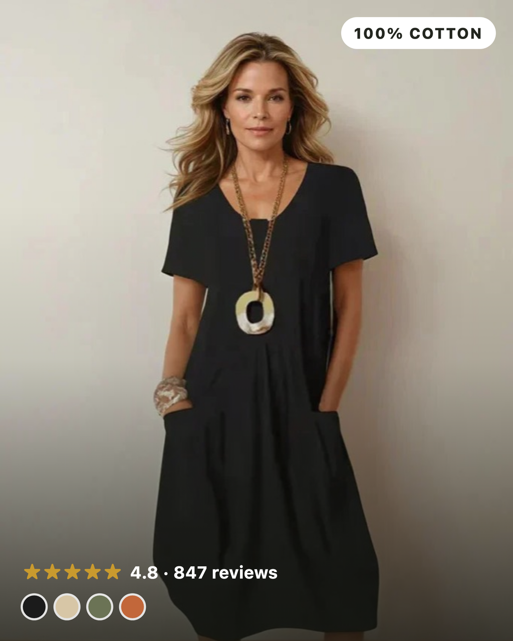 Kwani™ | Effortless Casual Flow Dress