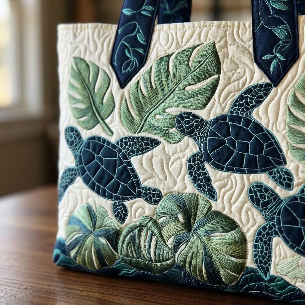 Quilted Sea Turtle Bag – Roomy and Lightweight