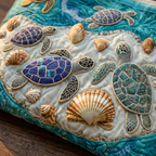 Artistic Quilted Turtle Bag – Two Sizes