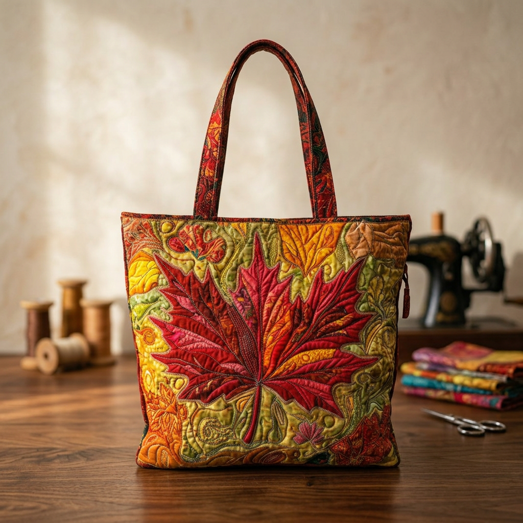 Handcrafted Maple at Sunset Bag – Elegant and Practical