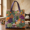 Floral Quilted Succulent Garden Bag – Two Sizes