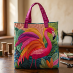 Handcrafted Rainbow Flamingo Bag – Gift Idea